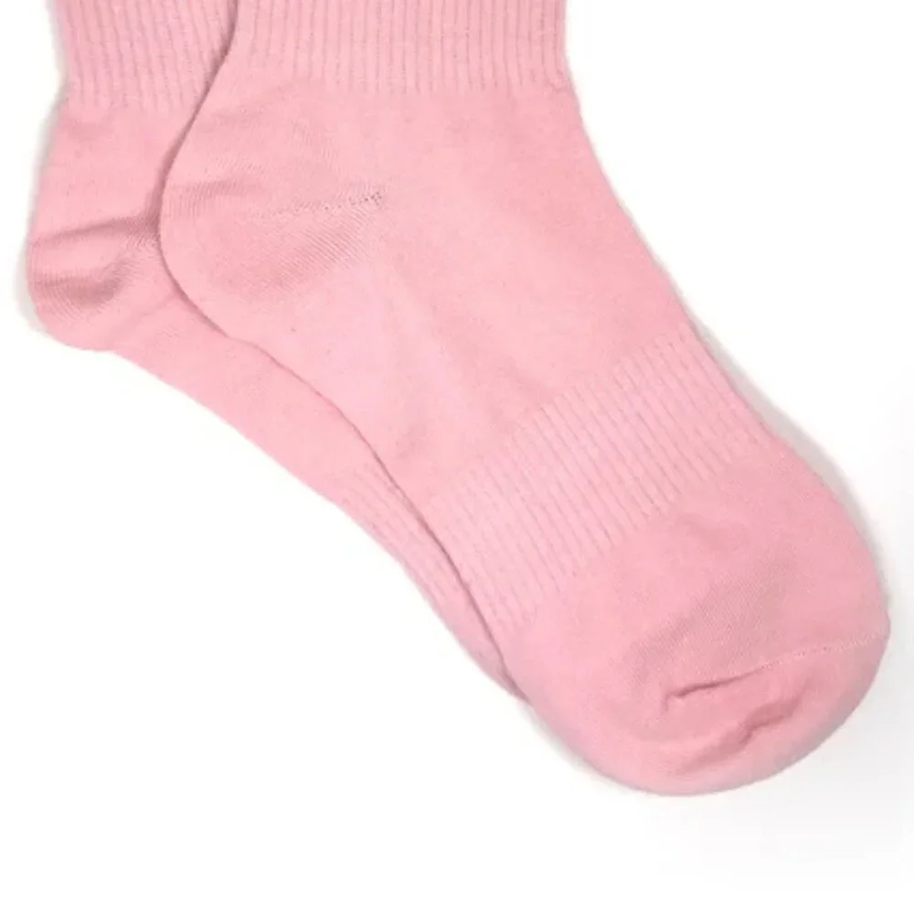 NWT Heart Cuff Sock-in-a-Sock Striped Layered Pink Socks
